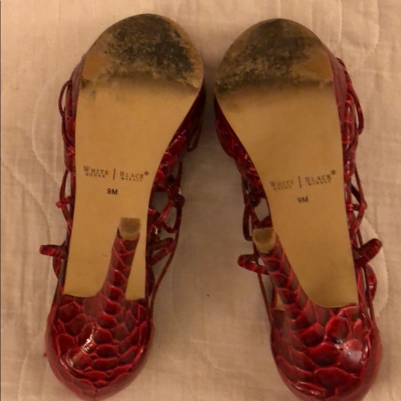 COPY - Red Snake Skin White House Black Market Heels - Picture 5 of 6